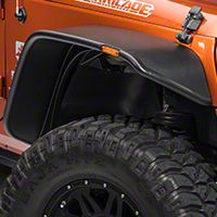 Bushwacker Flat Style Flare Kit, 4 Pieces (07-13 Wrangler JK 2 Door) - Bushwacker 10919-07