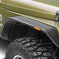 Bushwacker Flat Style Fender Flares (97-06 Wrangler TJ) - Bushwacker 10920-07