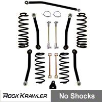 Rock Krawler 2.5 in. Max. Travel Lift Kit (07-13 Wrangler JK) - Rock Krawler RKJK25MT