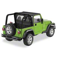 Pavement Ends Cab Curtain, Black Diamond (03-06 Wrangler TJ) - Pavement Ends 41423-35