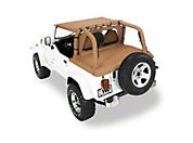Pavement Ends Cargo Cover, Black Denim (92-95 Wrangler YJ) - Pavement Ends 41815-15