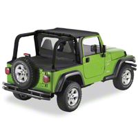 Pavement Ends Cargo Cover, Black Diamond (03-06 Wrangler TJ) - Pavement Ends 41826-35