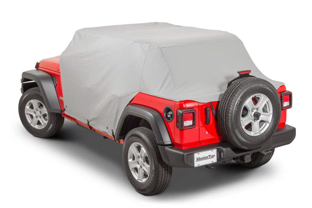 Mastertop Jeep Wrangler Full Door Cab Cover Gray Denim