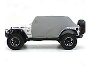 Smittybilt Cab Cover w/o Door Flap - Gray (87-91 Wrangler YJ & TJ) - Smittybilt 1160