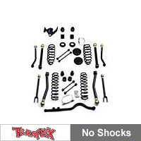 TeraFlex 4in. Lift Kit w/FlexArms, Front Trackbar, No Shocks (07-13 Wrangler JK 2 Door) - Teraflex 1156402