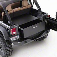 Smittybilt Security Storage Vault - Rear Lockable Storage Box (87-06 Wrangler YJ & TJ) - Smittybilt 2761