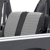 Smittybilt XRC Seat Cover - Rear - Black Sides/ Gray Center (03-06 Wrangler TJ) - Smittybilt 757111