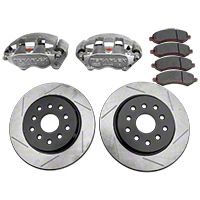 TeraFlex Big Brake KIT Front Complete with Big Calipers and 13.3 In. SLOTTED Rotors (07-13 Wrangler JK) - Teraflex 4303420