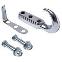 Smittybilt Tow Hook Kit - Chrome (87-06 Wrangler YJ & TJ) - Smittybilt 7505