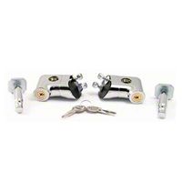 Smittybilt Locking Hood Catch Kit - Chrome (97-06 Wrangler TJ) - Smittybilt 7591