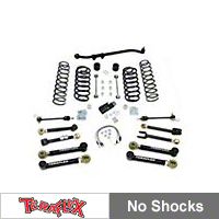 TeraFlex 4in. Lift Kit w/FlexArms, Front Trackbar, No Shocks (97-06 Wrangler TJ) - Teraflex 1456450