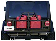 OR-Fab Swing Away Tire/Can Carrier, Wrinkle Black (97-06 Wrangler TJ) - OR-Fab 85201