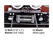 OR-Fab Wrinkle Black Multi-Light Mount Kit (87-06 Wrangler YJ & TJ) - OR-Fab 87011