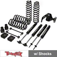 TeraFlex 2.5 in. Lift Kit w/ Shocks (07-13 Wrangler JK 2 Door) - Teraflex 1251002