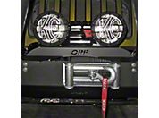 OR-Fab Center/Offset Winch Mount Light Bracket, Wrinkle Black (07-13 Wrangler JK) - OR-Fab 87021