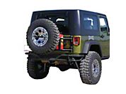 OR-Fab Swing Away Tire/Can Carrier, Bicycle Black (07-13 Wrangler JK) - OR-Fab 85207BB