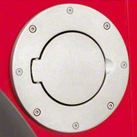 Smittybilt Gas Cover - Billet Style - Polished (97-06 Wrangler TJ) - Smittybilt 75000