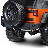 OR-Fab Sheetmetal Rear Bumper, Wrinkle Black (07-13 Wrangler JK) - OR-Fab 83208