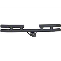 Smittybilt Tubular Rear Bumper w/Hitch, Gloss Black (87-06 Wrangler YJ & TJ) - Smittybilt JB44-RH