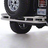Smittybilt Tubular Rear Bumper w/o Hitch, Stainless Steel (87-06 Wrangler YJ & TJ) - Smittybilt JB44-RS