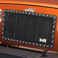 Smittybilt M1 Wire Mesh Grille, Black (07-13 Wrangler JK) - Smittybilt 615850