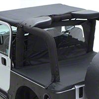Smittybilt Wind Breaker - Denim Gray (87-06 Wrangler YJ & TJ) - Smittybilt 90011