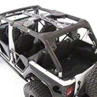 Smittybilt SRC Cage Kit - 6 Piece - Gloss Black (07-10 Wrangler JK 4 Door) - Smittybilt 76902