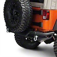 OR-Fab Rock Slider Rear Bumper, Wrinkle Black (07-13 Wrangler JK) - OR-Fab 83205