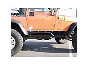 OR-Fab ROCK SLIDER SIDE BAR, BICYCLE BLACK FINISH (87-95 Wrangler YJ) - OR-Fab 84095BB