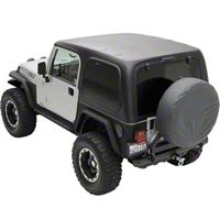 Smittybilt 2-Piece Hardtop w/Upper Doors, Textured Black (97-06 Wrangler TJ) - Smittybilt 529801