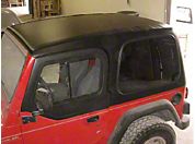 Smittybilt 1-Piece Hardtop w/Upper Doors, Textured Black (97-06 Wrangler TJ) - Smittybilt 519801