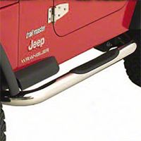 Smittybilt Sure Steps 3in. Side Bar, Stainless Steel (97-06 Wrangler TJ) - Smittybilt JN460-S2S