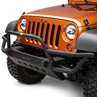 Smittybilt SRC Front Bumper, Textured Black (07-13 Wrangler JK) - Smittybilt 76723