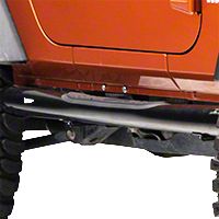 Smittybilt Sure Steps - 3 In. Side Bar - Gloss Black (07-13 Wrangler JK 2 Door) - Smittybilt JN48-S2B