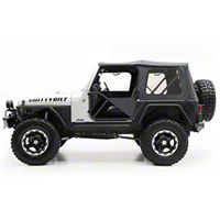 Smittybilt SRC Tubular Doors - Front - Black Textured (97-06 Wrangler TJ) - Smittybilt 76793