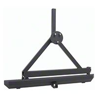 Smittybilt SRC Classic Tire Carrier Only, Textured Black (87-06 Wrangler YJ & TJ) - Smittybilt 76651-02