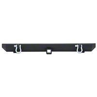 Smittybilt SRC Rear Bumper w/D-Rings, Textured Black (87-06 Wrangler YJ & TJ) - Smittybilt 76750D