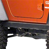 Smittybilt SRC Classic Rock Rails (OEM Style) - Black Textured (07-13 Wrangler JK 2 Door) - Smittybilt 76635