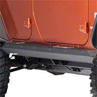 Smittybilt XRC Rocker Guards W/ Step - Black Textured (07-13 Wrangler JK 4 Door) - Smittybilt 76889