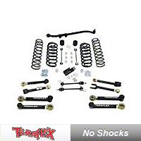 TeraFlex 3in. Lift Kit w/Front Lower & Rear Upper FlexArms, Trackbar, No Shocks (07-13 Wrangler JK 4 Door) - Teraflex 1156220