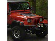 Hyline Offroad Hood Louver Panel Finished (87-95 Wrangler YJ) - Hyline Offroad 200.500.100
