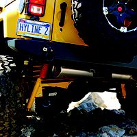 Hyline Offroad Standard Rear Bumper Assembly (07-13 Wrangler JK) - Hyline Offroad 400.200.110