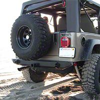 Hyline Offroad Standard Rear Bumper Assembly (87-06 Wrangler YJ & TJ) - Hyline Offroad 250.200.100