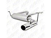 MBRP Cat Back, Single Rear Exit, T409 Stainless Steel, 3.6L (12-13 Wrangler JK Rubicon) - MBRP S5526409