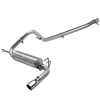 MBRP Cat Back, Single Rear Exit, 3.6L, Aluminized Steel (12-13 Wrangler JK Rubicon) - MBRP S5526AL