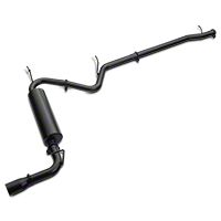 MBRP Cat Back, Single Rear Exit, Black , 3.6L (12-13 Wrangler JK Rubicon) - MBRP S5526BLK