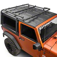 MBRP Roof Rack System, Black Coated (07-10 Wrangler JK 2 Door) - MBRP 130927