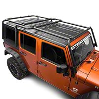 MBRP Front Roof Rack Extension, Black Coated (07-10 Wrangler JK 4 Door) - MBRP 130934