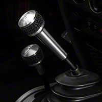 Drake Off Road 6 Speed Shift Knob, Brushed Finish (05-10 Wrangler TJ & JK) - Drake Off Road JP-180012-BL