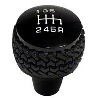 Drake Off Road 6 Speed Shift Knob, Black Finish (11-13 Wrangler JK) - Drake Off Road JP-181112-BK